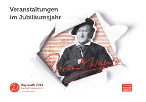 Veranstaltungen im Jubil&auml;umsjahr