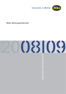 Jahresfinanzbericht 2008/2009