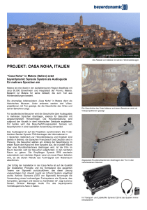 projekt: casa noha, italien