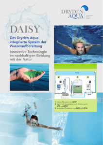 Das Dryden Aqua integrierte System der Wasseraufbereitung