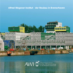 Alfred-Wegener-Institut - der Neubau in