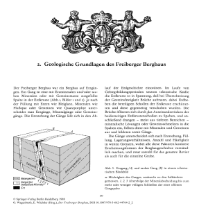 2. Geologische Grundlagen des Freiberger Bergbaus