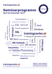 Seminarprogramm trainingcenter.at