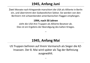1945, Anfang Juni 1945, Anfang Mai - Lange