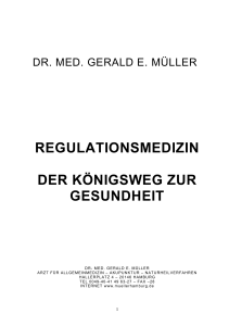 BUCH REGULATIONSMEDIZIN 13 06 2007