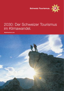 Studie Schweizer Tourismus im Klimawandel