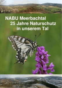 NABU Meerbachtal - 25 Jahre Naturschutz in unserem Tal