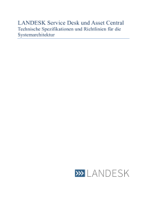LANDESK Service Desk und Asset Central