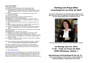fp Einladungsplakat Freya Klier Jg. 13