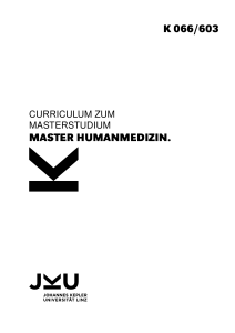 k 066/603 master humanmedizin.