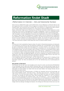 Reformation findet Stadt