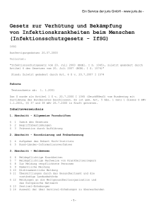 Infektionsschutzgesetz PDF
