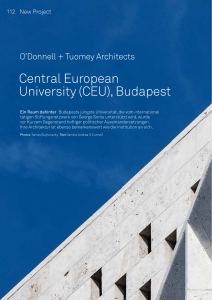 Central European University (CEU), Budapest