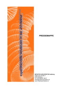 pressemappe - Initiative Architektur