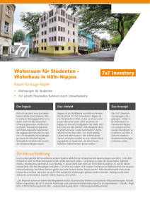 Investory Studentenwohnungen Köln-Nippes