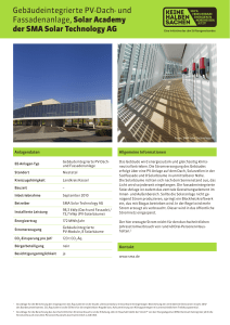 Biogasanlage Heinebach Gebäudeintegrierte PV-Dach