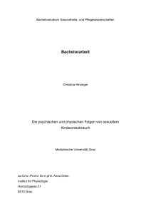 Bachelorarbeit