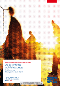 Die Zukunft des Wohlfahrtsstaates : Einstellungen zur Reformpolitik