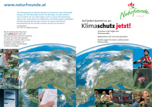 Klimaschutz jetzt! - umwelt.naturfreunde.at