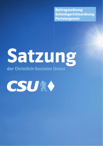 Satzung - CSU.de