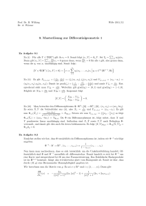 9. Musterlösung zur Differentialgeometrie 1