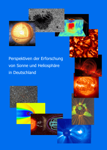 Perspektiven der Erforschung von Sonne und