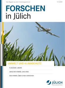 umwelt und klimaschutz - Forschungszentrum Jülich