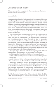Belehret durch Tirol?