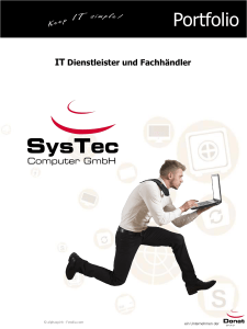 Portfolio - SysTec Computer GmbH