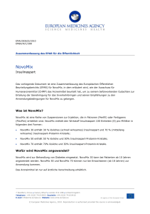 NovoMix, INN-insulin aspart - European Medicines Agency