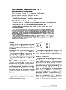 Metall-rr-Komplexe yon Benzolderivaten, XIII