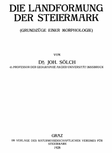 die l&auml;ndformung der steierm&auml;rk
