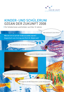 Und SChüleRUni ozean deR zUKUnft 2008