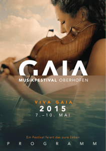GAIA 2015 – Programme