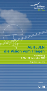 ABHEBEN die Vision vom Fliegen - Berblinger Preis