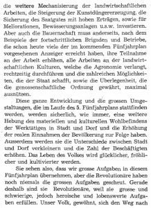 ·die weitere Mechanisierurig der landwirtschaftlichen Arbeiten, die