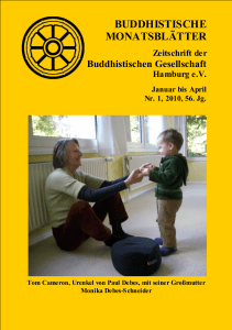 buddhistische monatsblätter - Buddhistische Gesellschaft Hamburg