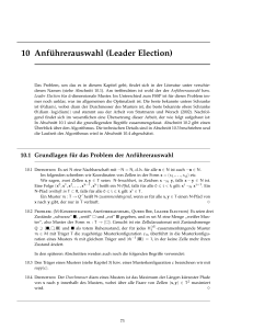 10 Anführerauswahl (Leader Election)