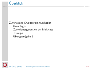 Verteilte Systeme – Übung