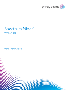 Spectrum Miner - Product Documentation