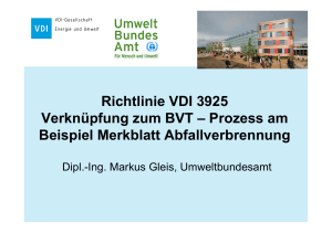 Richtlinie VDI 3925 Verknüpfung zum BVT Prozess am Verknüpfung