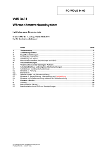 VdS 3461 Wärmedämmverbundsystem