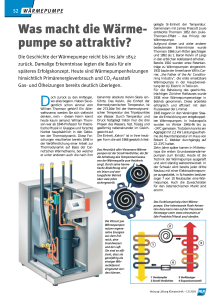 Was macht die Wärme- pumpe so attraktiv?