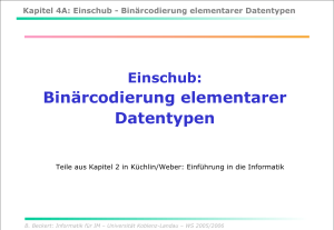 Einführung in die Informatik