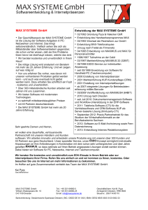 MAX SYSTEME GmbH - it