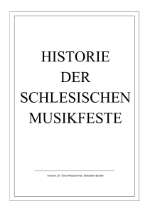 historie der schlesischen musikfeste