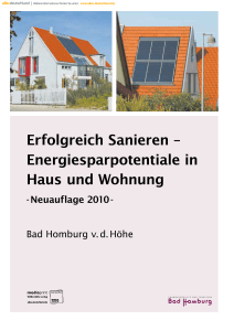 Erfolgreich Sanieren &ndash; Energiesparpotentiale in Haus - total