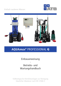 AQUAmax® PROFESSIONAL G - ATB Umwelttechnologien GmbH