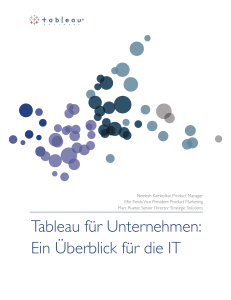 Tableau Server für Unternehmen