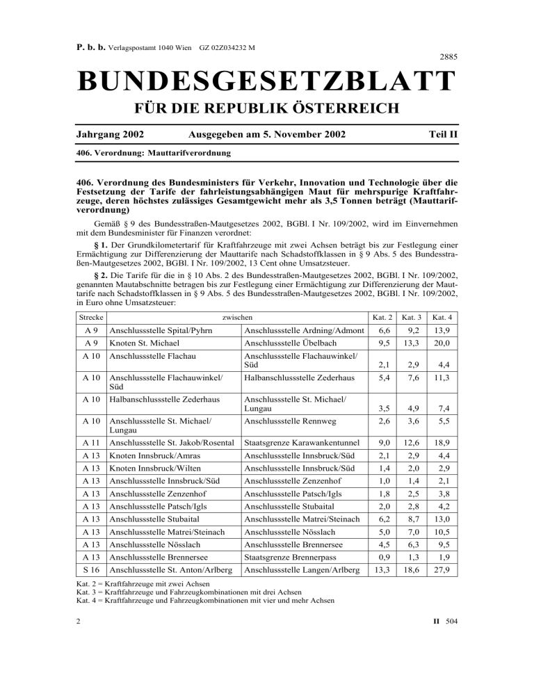 Bundesgesetzblatt